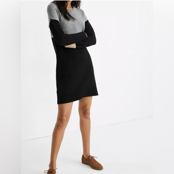 Madewell color block sweater dress - Picture 2 of 5